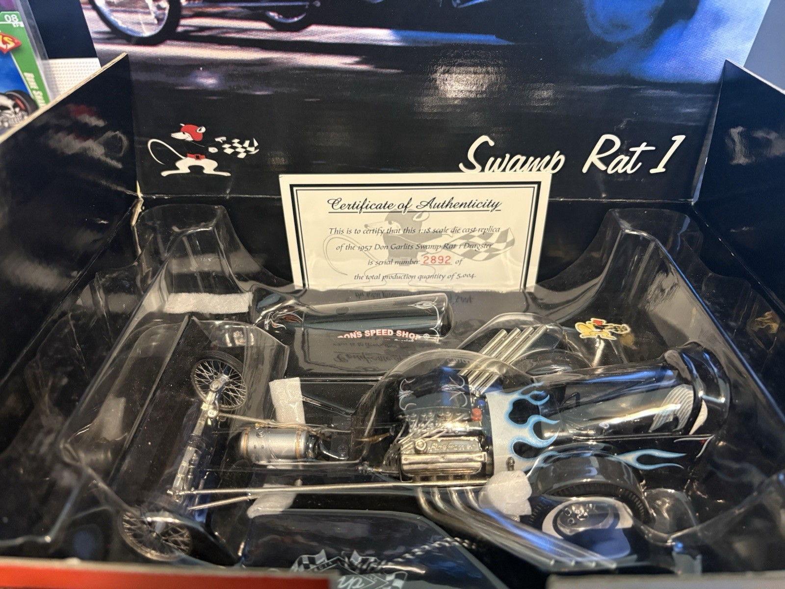 GMP Big Daddy Don Garlits Swamp Rat 1 1957 1/18 1957 Worlds Fastest Dragster