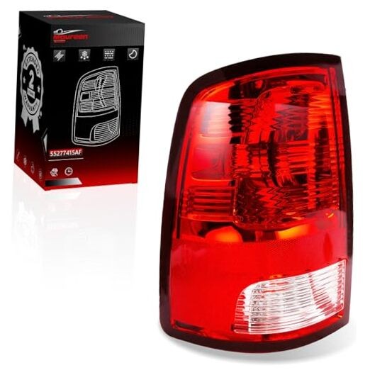 Rear Tail Light Assembly Compatible With 2009-2018 Dodge Ram Left Driver Side