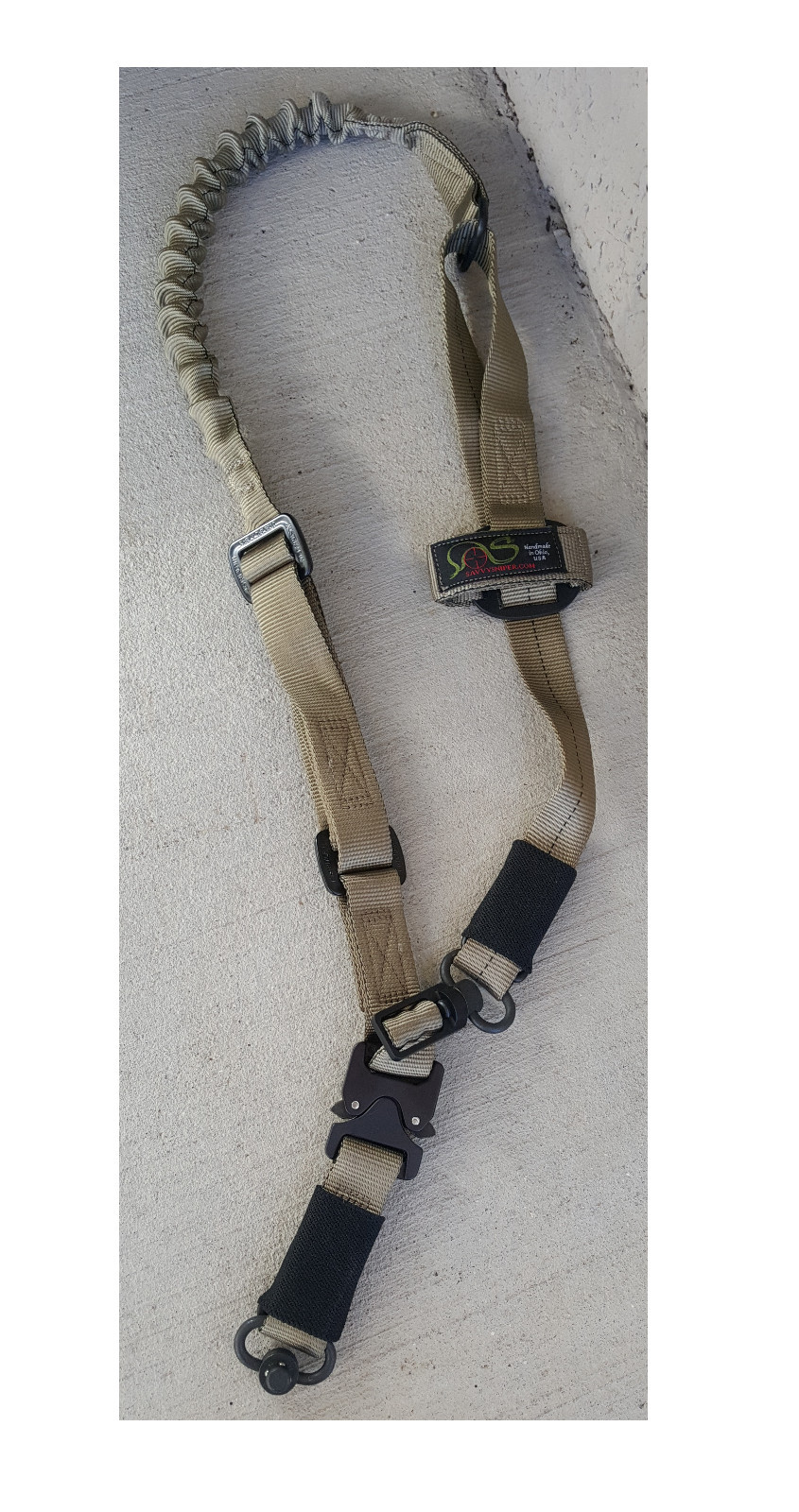 Savvy Sniper QUAD X COBRA Buckle Sling DUAL QD & DUAL HK Hook w/ MS Adapter -NEW
