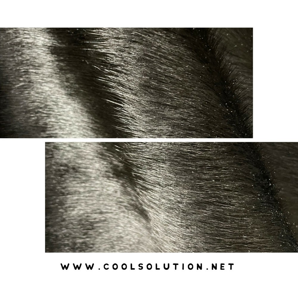 Cowhide Leather Sheets, Solid Black, Hair on Hide Cowhide Leather, Custom Cuts,