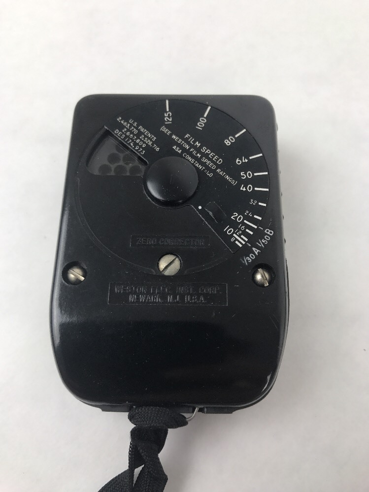 WESTON MODEL 853 Selenium Direct Reading Exposure Meter - WORKING - with Case