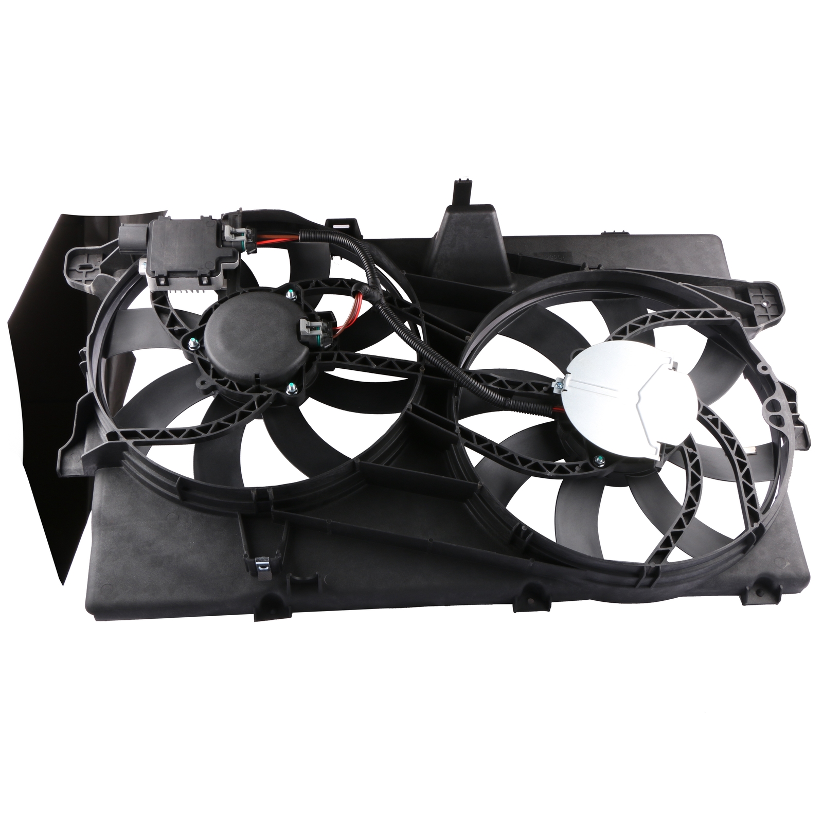 Dual Condenser Radiator Cooling Fan Assembly For Ford Edge Lincoln MKX 3.5L 3.7L