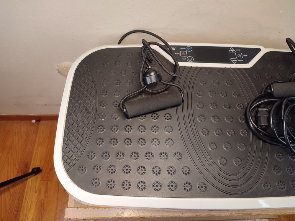 HURTLE *NO REMOTE* White Vibration Platform Board Exercise HURVBTR36