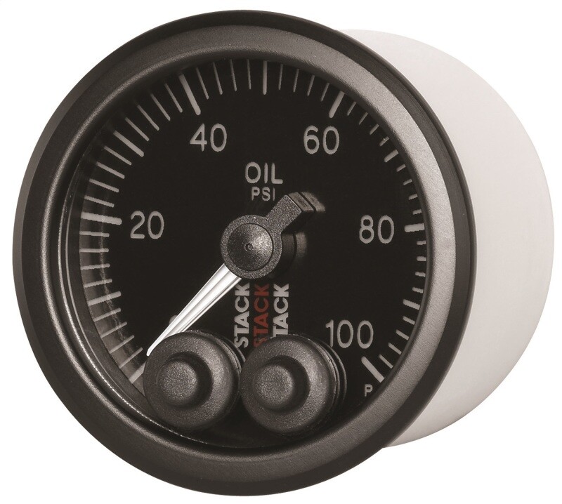 AutoMeter Stack Instruments Pro Control For 52mm 0-100 PSI Oil Pressure Gauge -