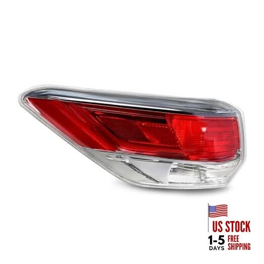 Outer Tail Light Driver Side Compatible with Highlander 2014 2015 2016 Left