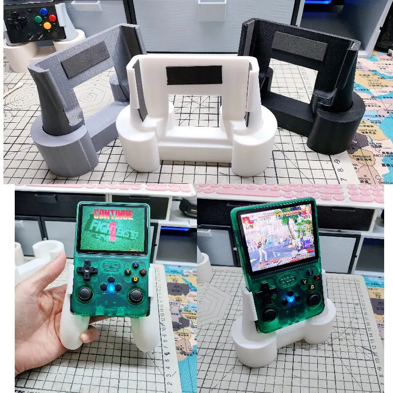 For R36S 3D Printed Handhold Controller Holder Display Stand Handle Rack Grip