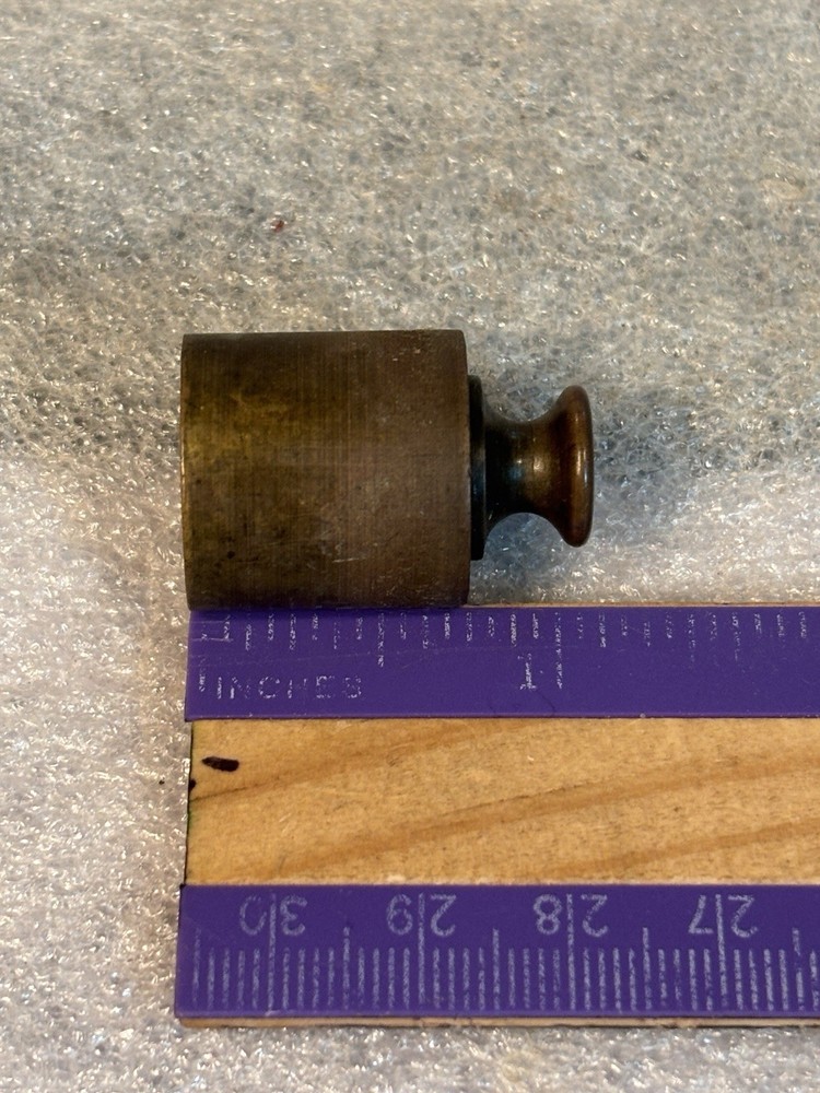AVD W & T Avery - England Solid Brass 2 oz. Vintage Scale Weight