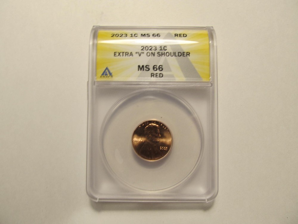 2023-Extra V Lincoln Cent MS-66 Red