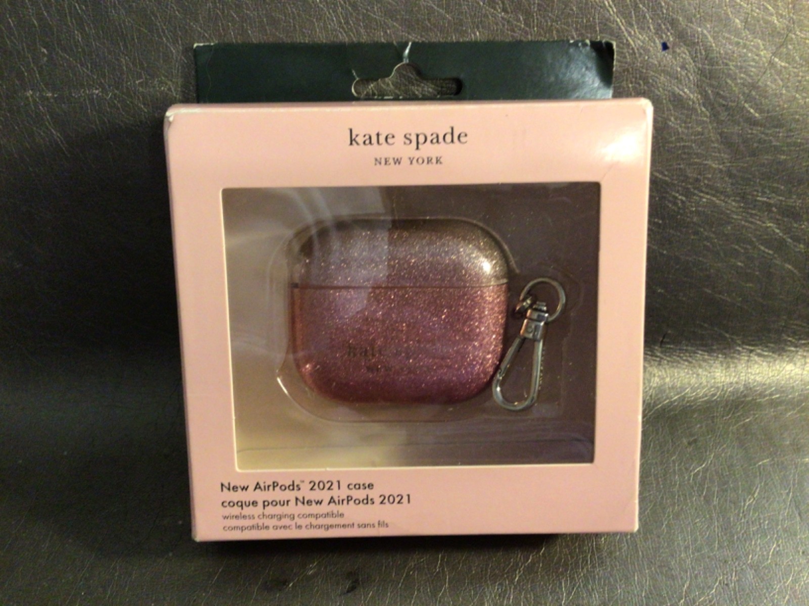 Kate Spade New York Protective Case for AirPods 2021 - 3rd Gen - Sunset Glitter
