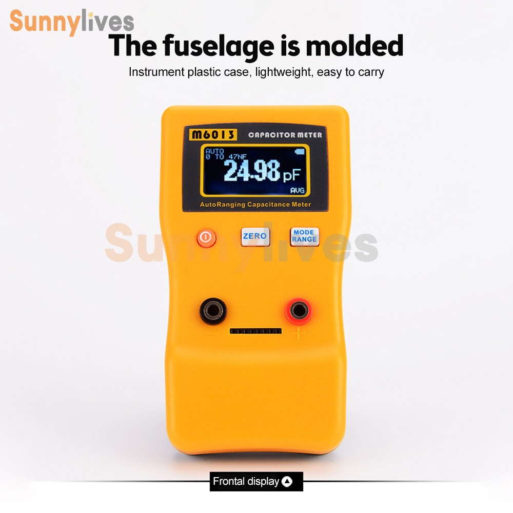 LCD High-precision Capacitor Meter Auto Range Handheld Capacitor Circuit Tester