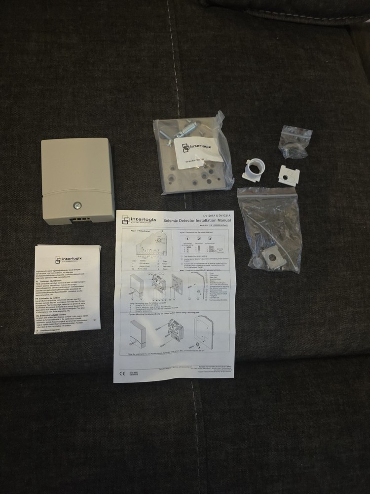 interlogix DV1201A Structural Seismic Vibration Detector new