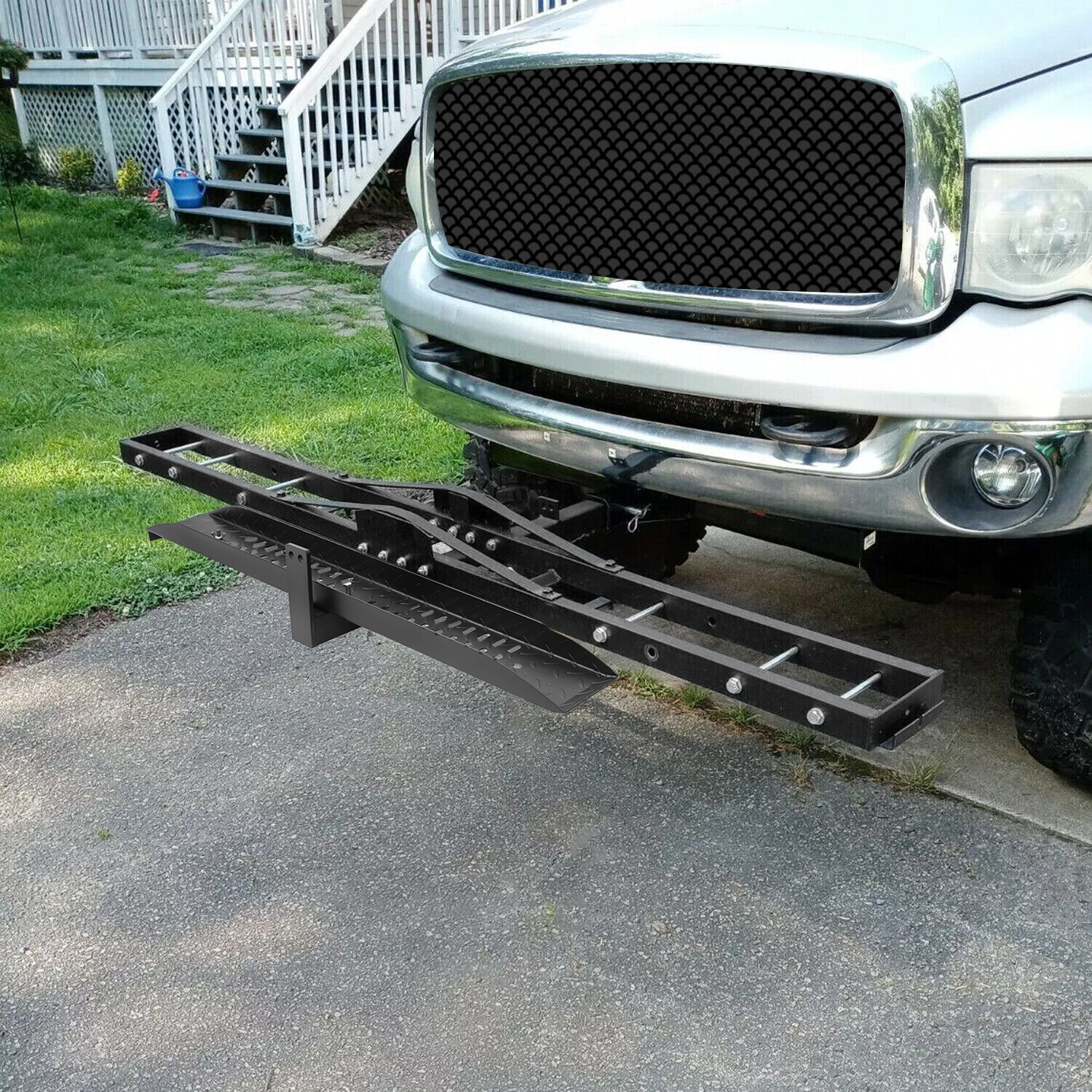 600LBS Hitch-Mount Motorcycle Carrier Hitch Mount Dirt Bike Rack For Truck SUV