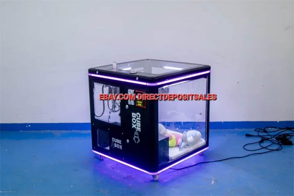 CUBE BOX Claw Machine Prize,Skill Redemption Vending Machine Arcade COIN-OP