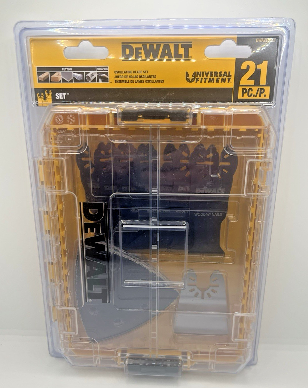 Dewalt 21pc Oscillating Tool Blade & Sandpaper Set DWA21OSET NEW