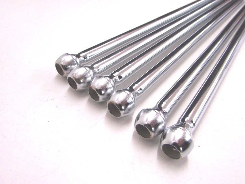 6-Pack Brass Craft 12" LAVATORY RISER 3/8" COMPRESSION SUPPLY LINE, CHROME BRASS