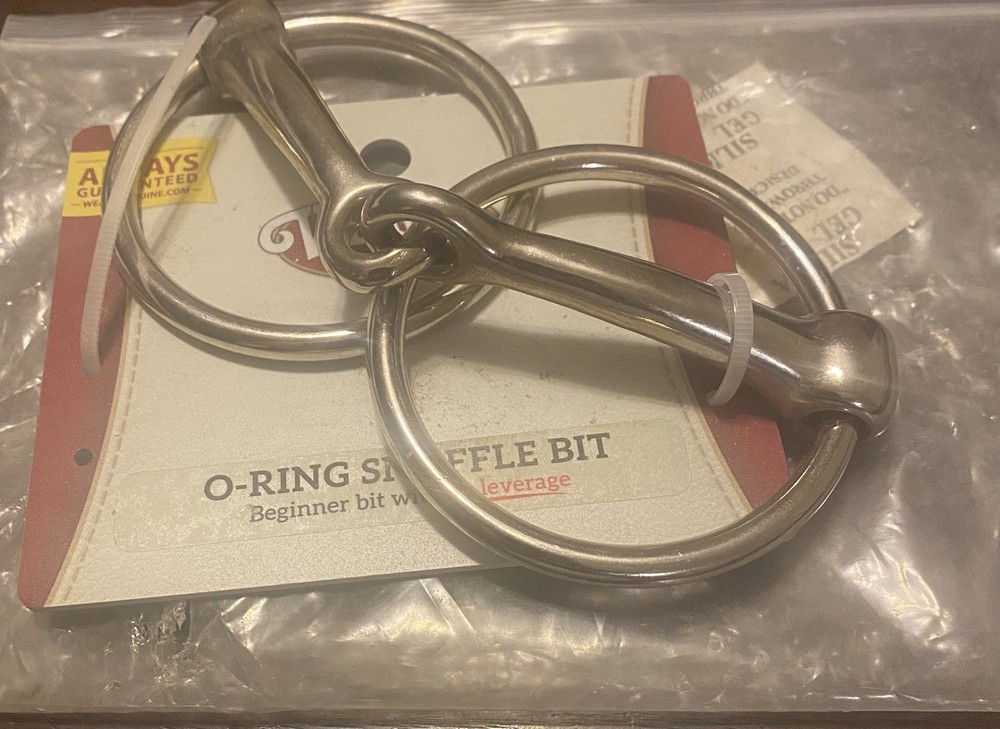 Weaver Leather O-Ring Snaffle Bit 5” Jointed Bit
