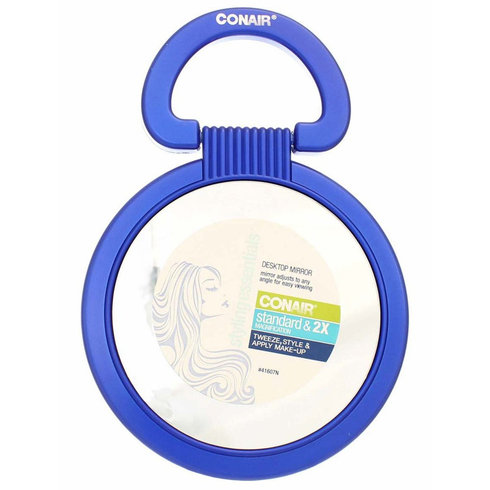 3 Pack Conair Styling Essentials Desktop Mirror 2x Magnification