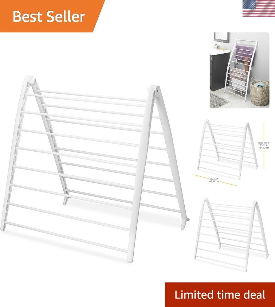 Whitmor Spacemaker Folding Drying Rack - Space-Saving Indoor Laundry Solution