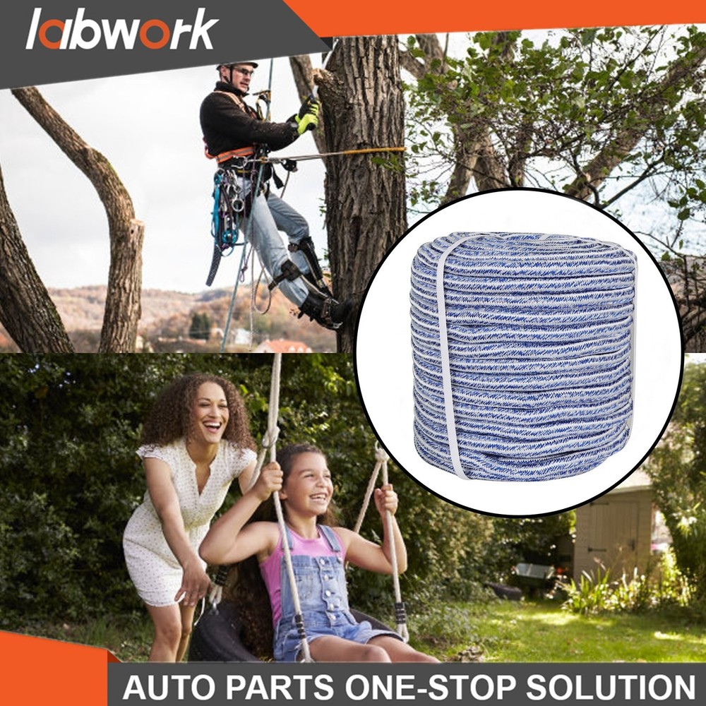 Labwork 24 Strand Braid Polyester Rope 3/4" × 200' Arborist Tree Rope