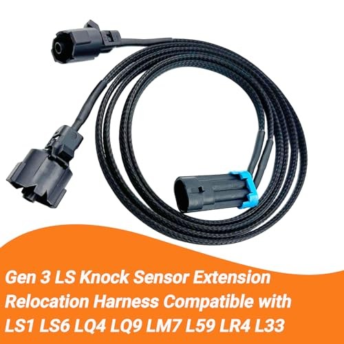 Gen 3 LS Knock Sensor Extension Relocation Harness Compatible with LS1 LS6 LQ4