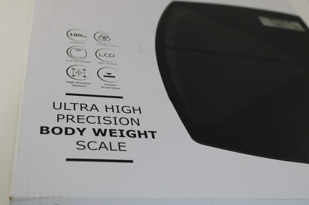 Body Weight Scale Ultra High Precision BLACK