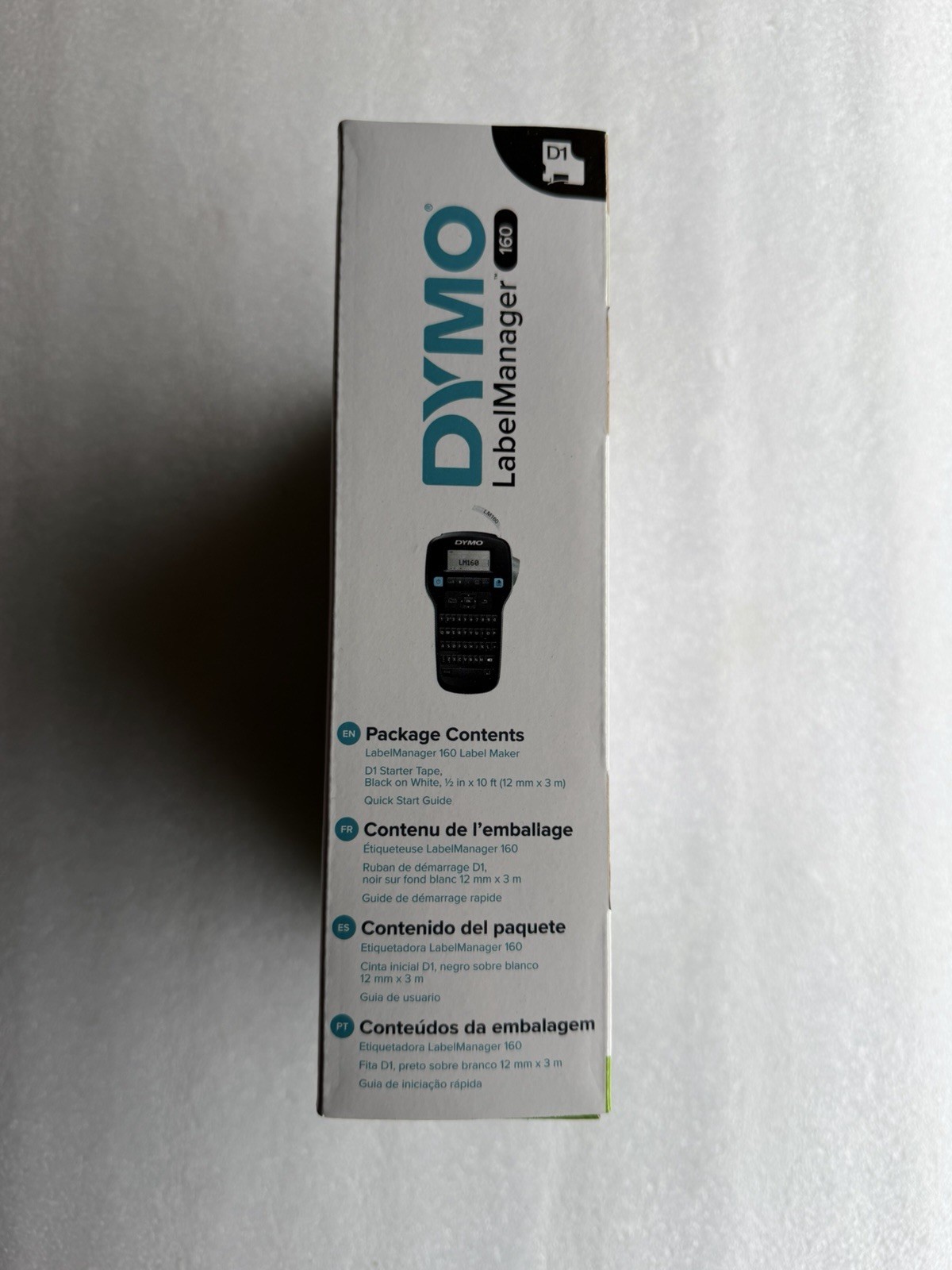 New DYMO LabelManager 160 D1 Label Maker Sealed Box
