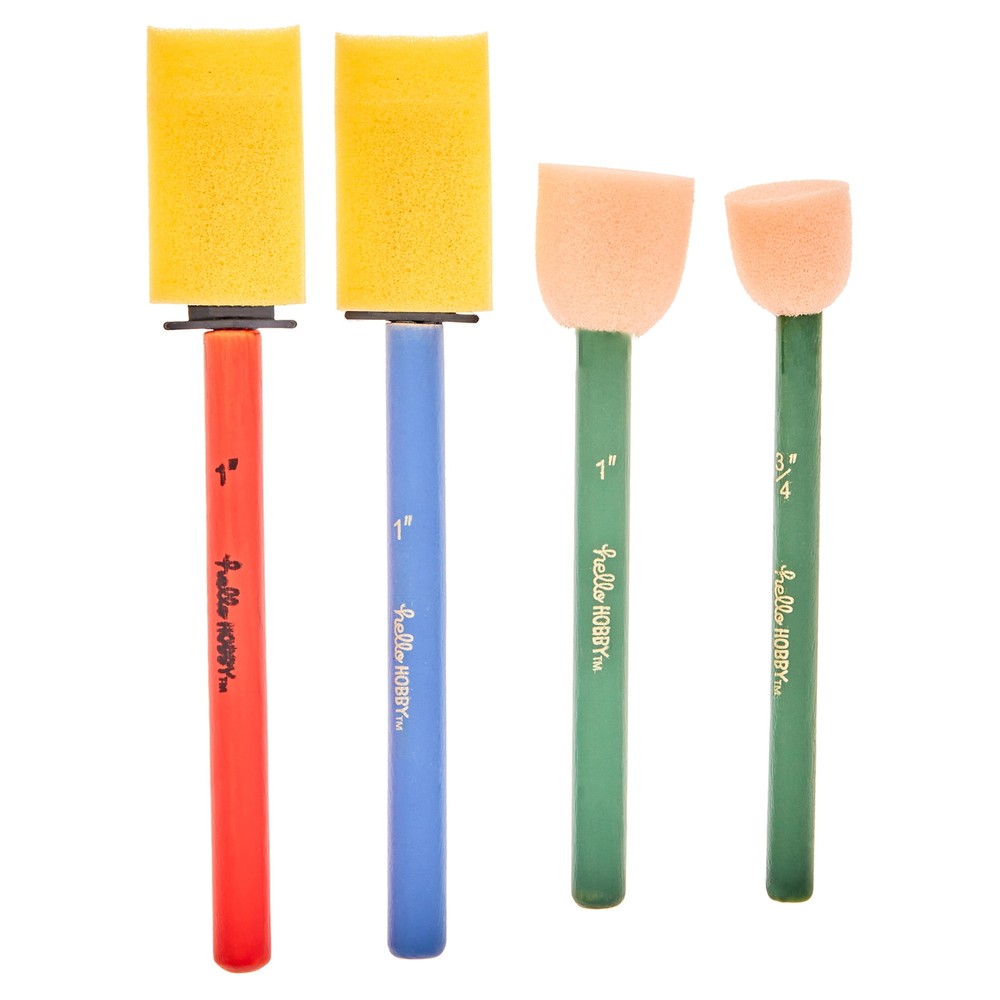 Hello Hobby Assorted Paint Brushes, 25 Count