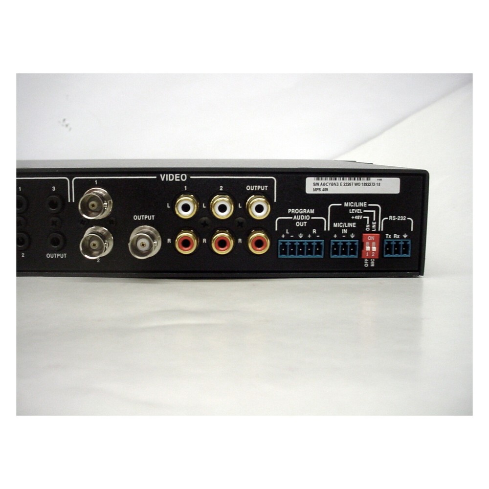 Extron MPS 409 350 MHz Digital/Analog Multi-Format Media Presentation Switcher