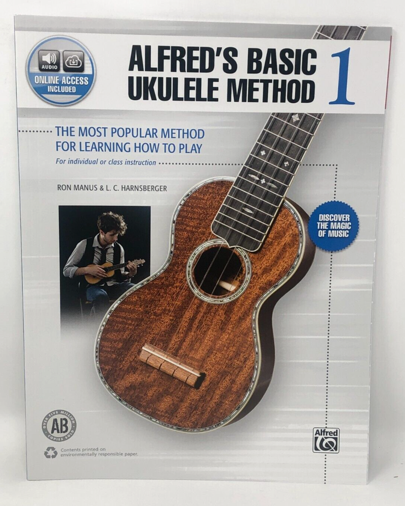 Alfred's Basic Ukulele Method 1 Includes Online Audio By Manus/Harnsberger