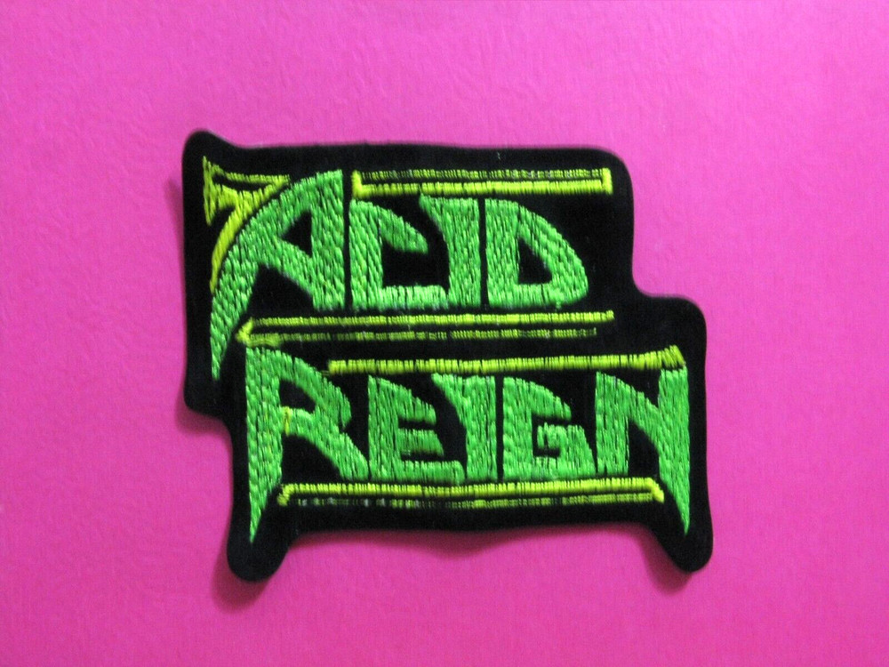 ACID REIGN VINTAGE PATCH UK MADE  SEW ON  LOGO   VP6