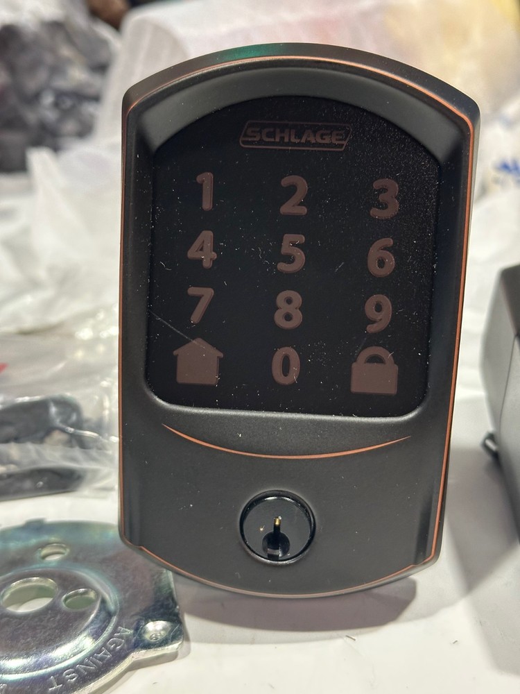 Schlage Encode Smart WIFI Deadbolt Lock for Front Door Keyless Entry