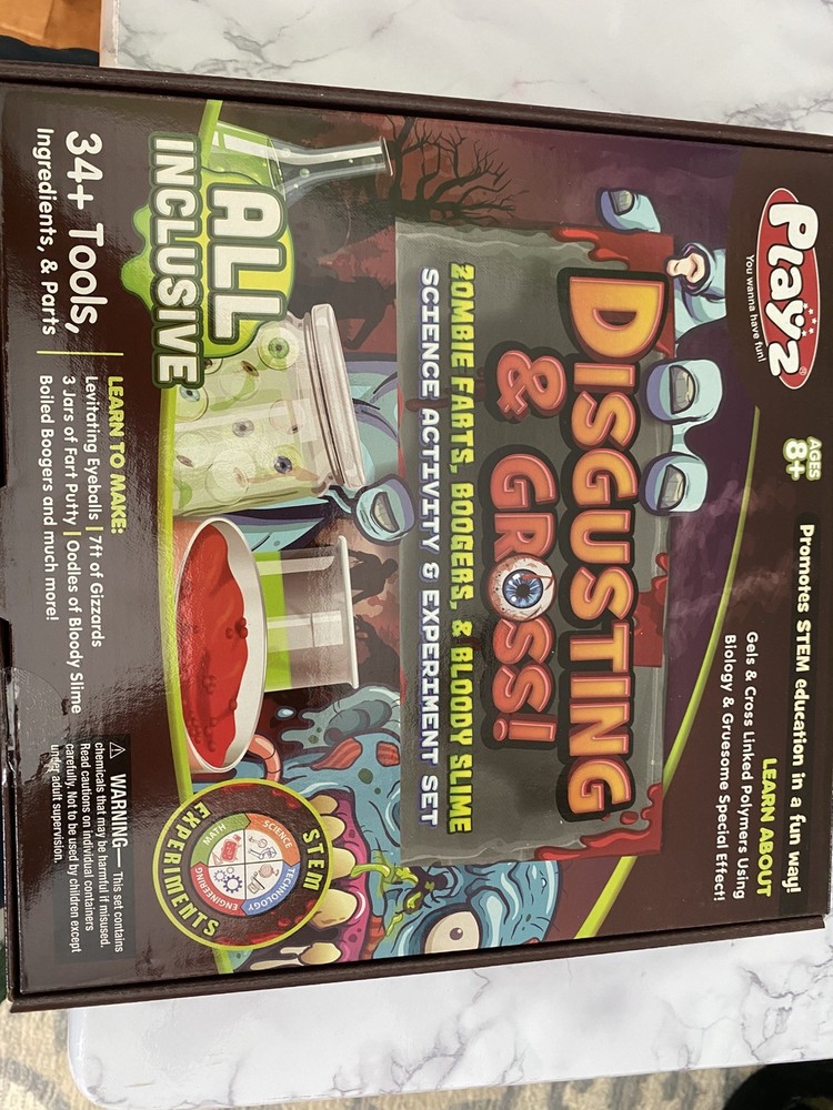 STEM Educational Disgusting n' Gross Slime Science Activity & Experiment Set