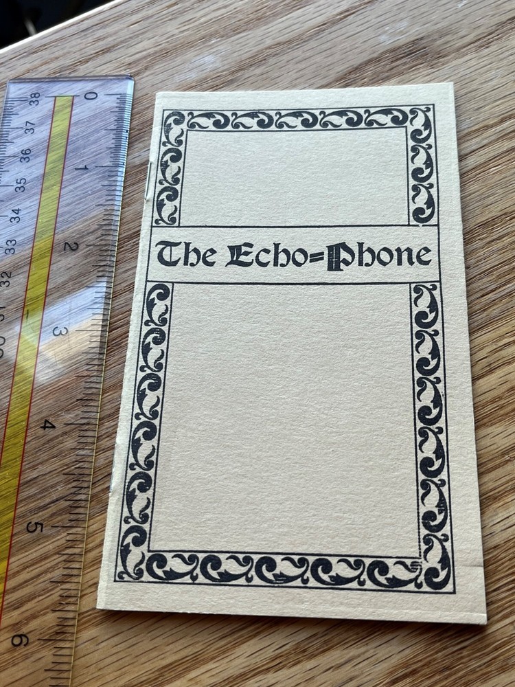 The Echo-Phone small Catalog - Reprint?
