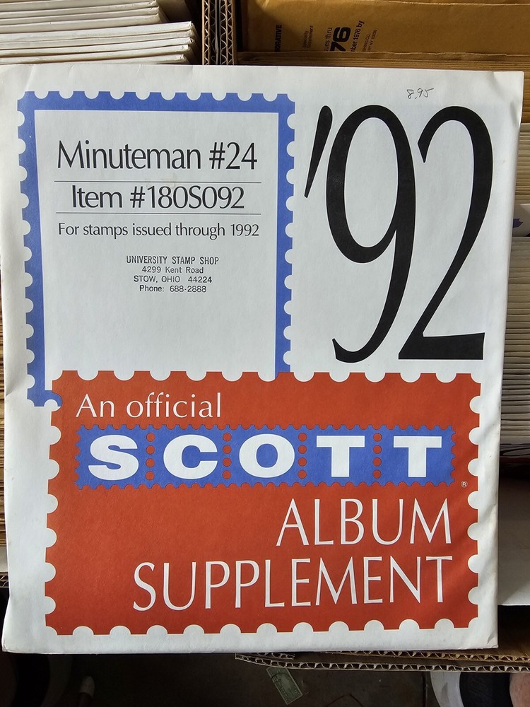 Scott 1992 #24 United States Minuteman Album Supplement Pages NOS