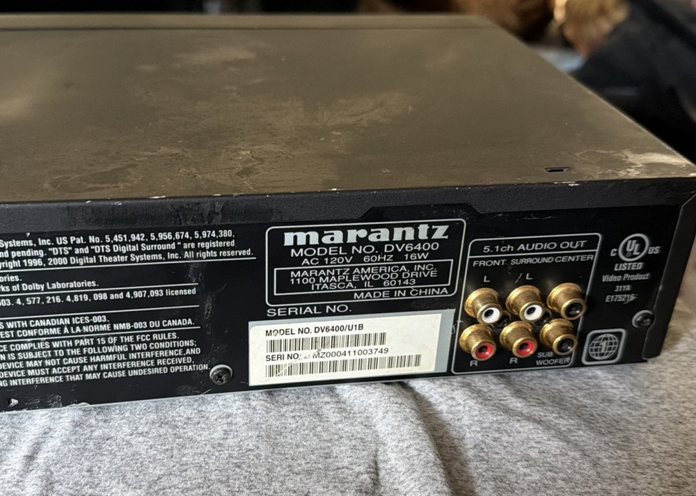 Marantz DV6400 CD Player Changer
