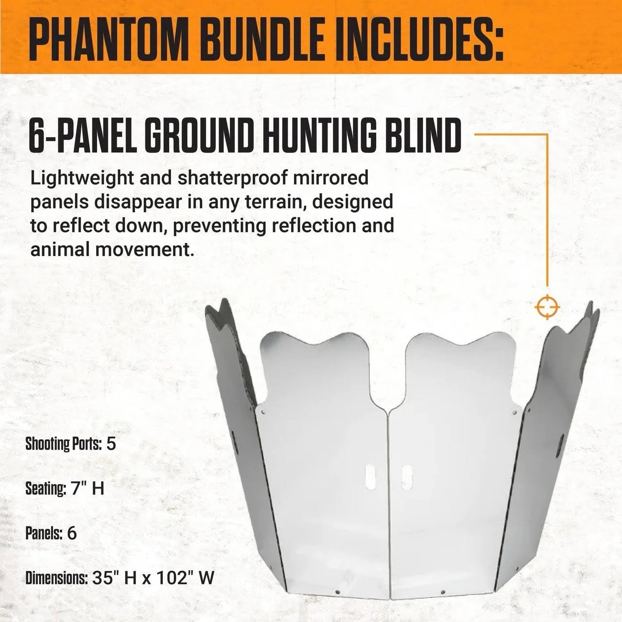 GhostBlind Deluxe Backpack Phantom Blind Bundle