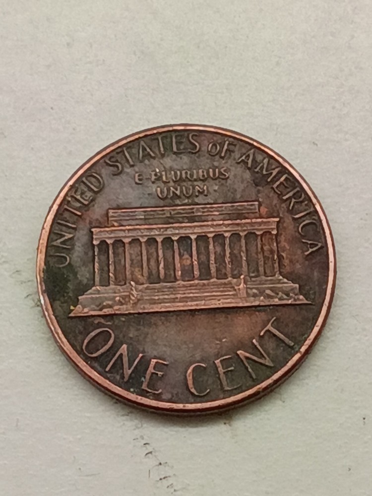 1984 Missing D Mint Mark Error One Cent Coin Penny
