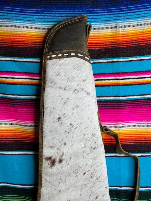 MYRA ~ LEATHER ~ COWHIDE ~ SOFT ~ RIFLE ~ STORAGE ~ CASE