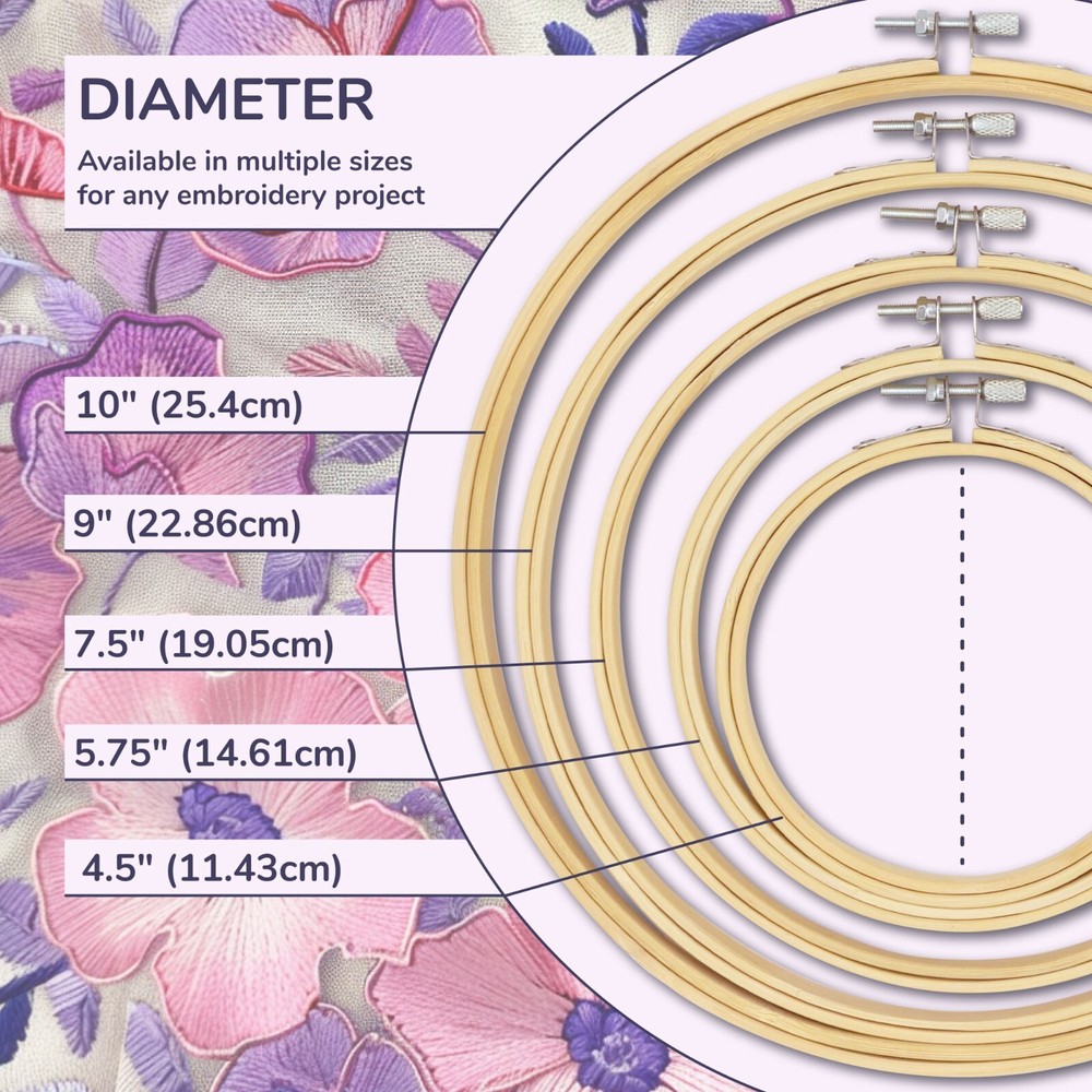 JubileeYarn Embroidery Hoops Set