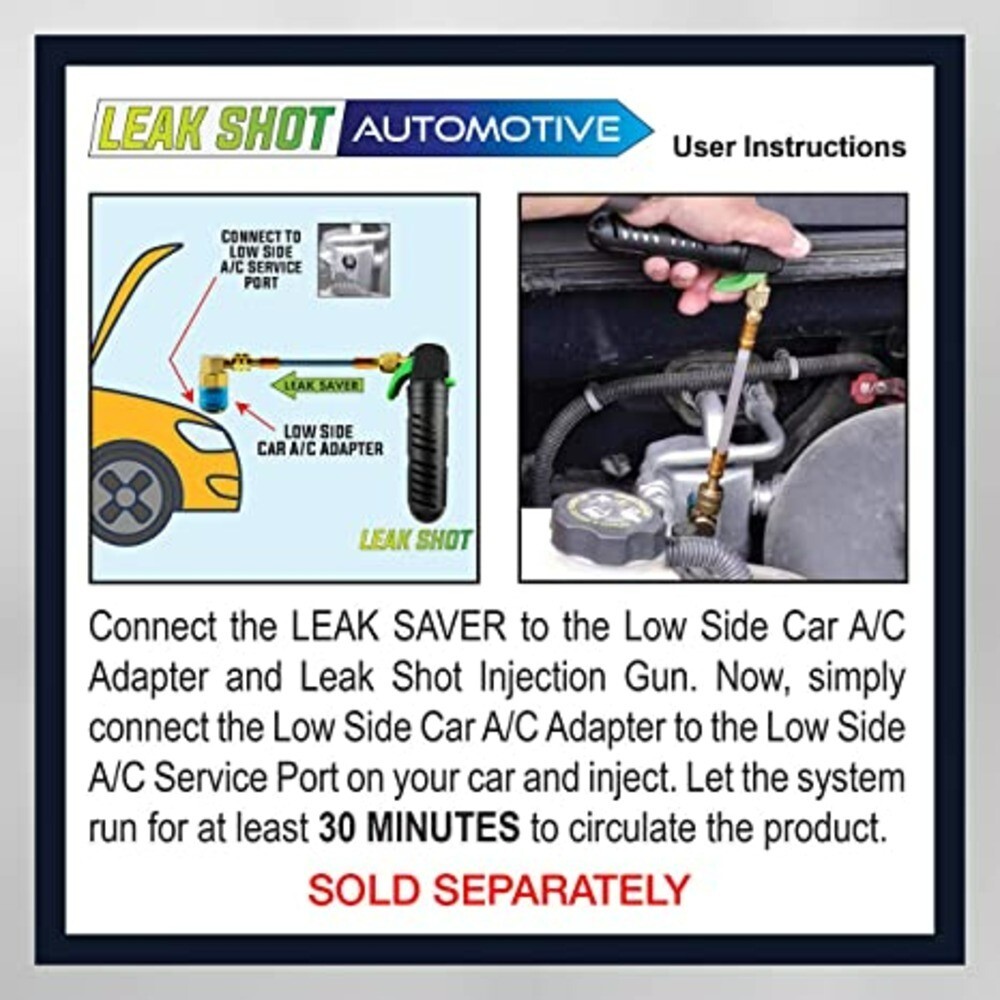 Leak Saver Direct Inject Refrigerant Leak Sealer 3 Pack HVAC & Automotive
