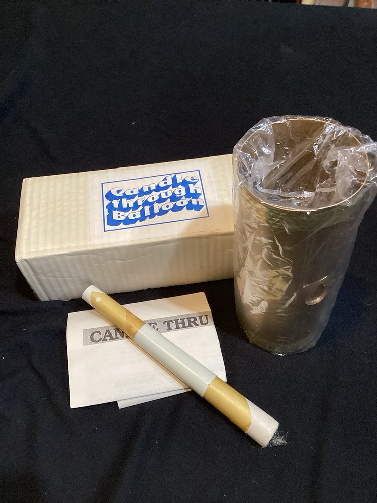 Candle Through Ballon Magic Trick