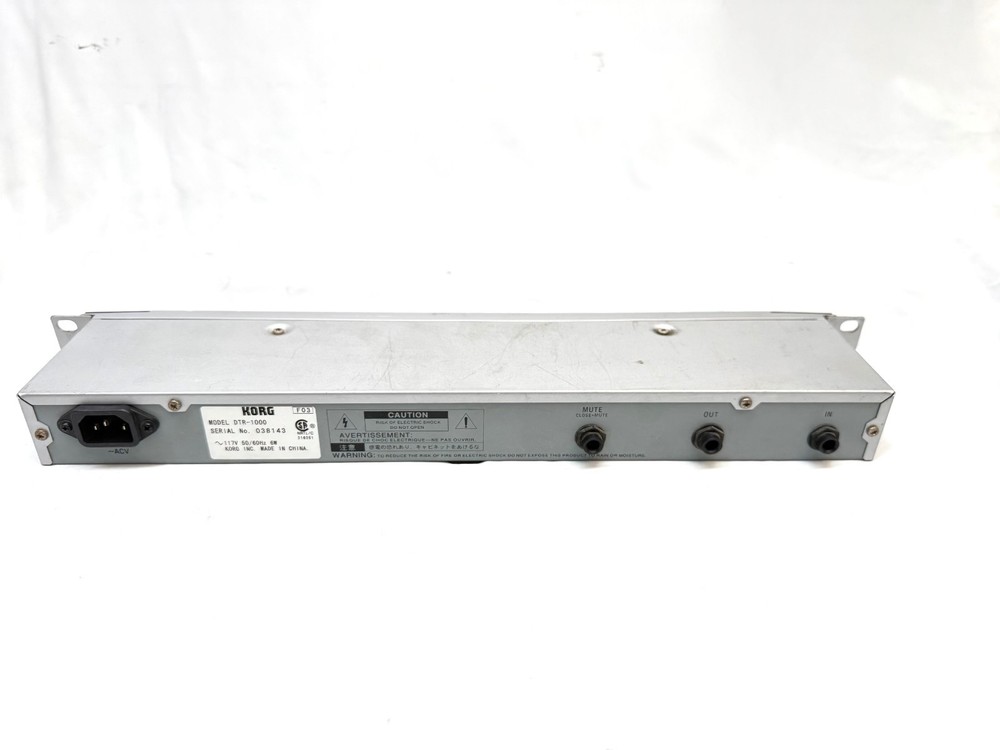 Korg Rack Tuner Dtr-1000, Tested-Working