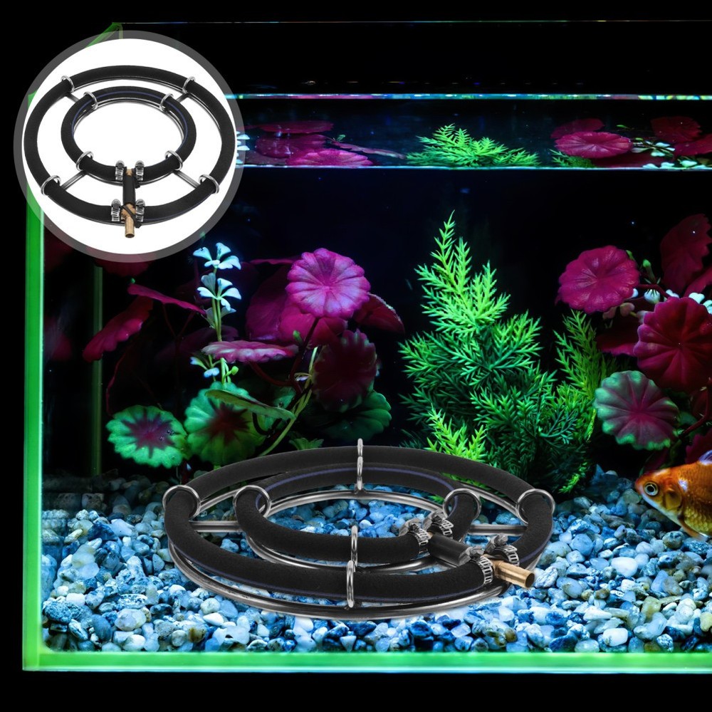 Fish Tank Bubbler Accessories Air Stone Pump Aquarium Round Diffuser