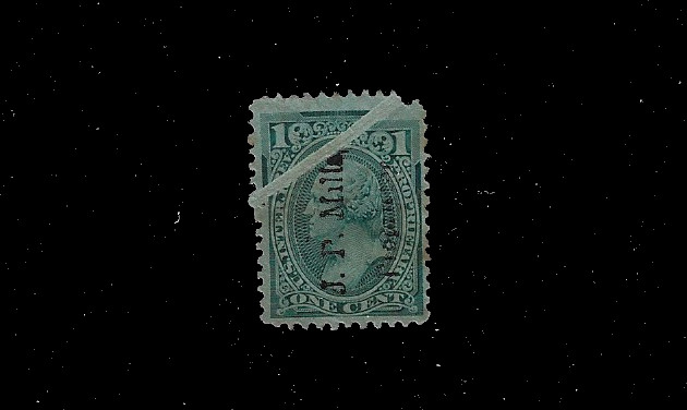 US Scott RB11b Pre Print Paper Fold Error