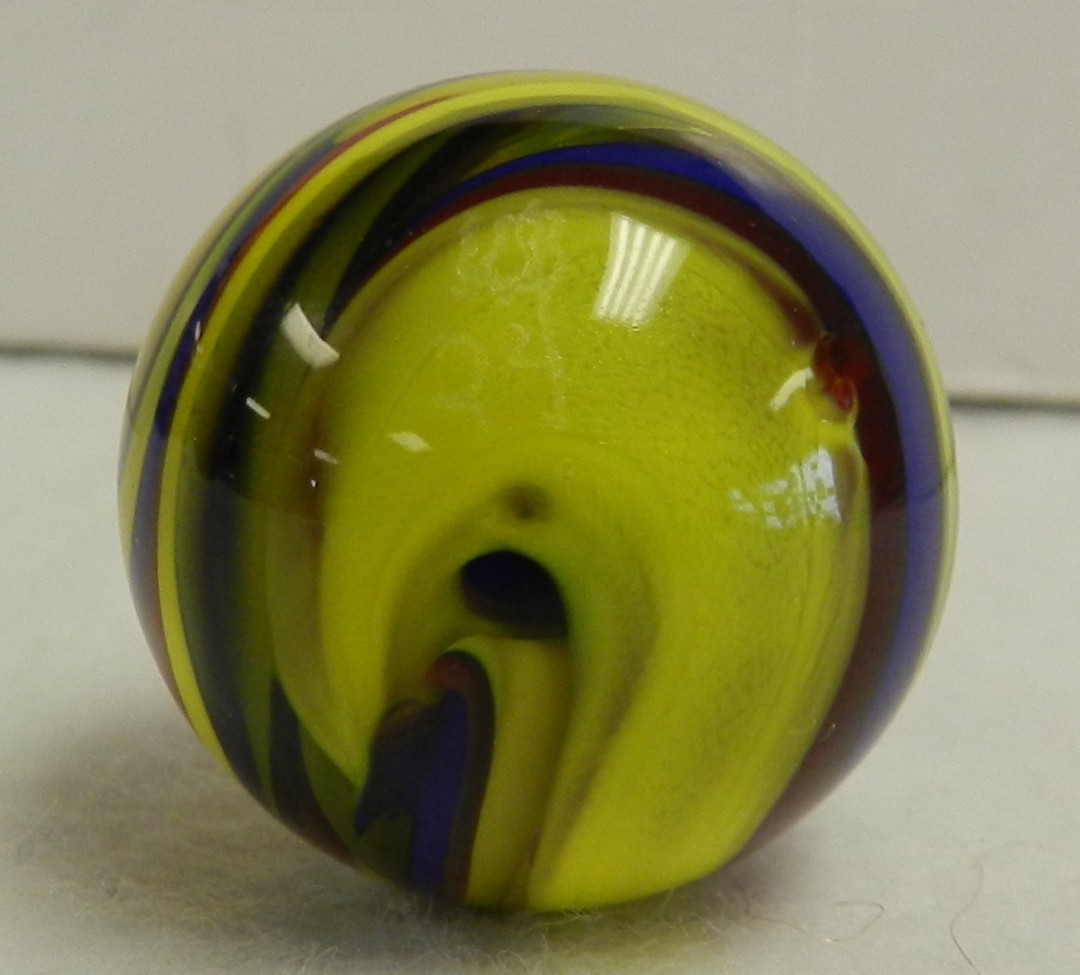 #20583m Handmade Contemporary Keith Baker Marble 1.06 Inches *Mint*