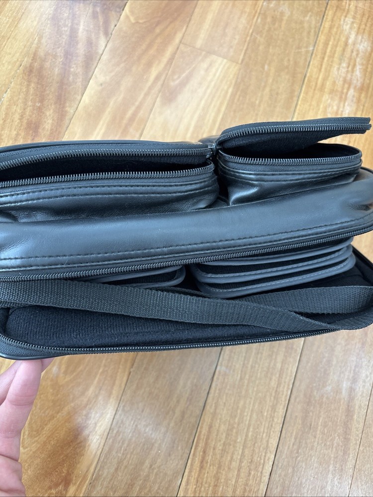 Discwasher Faux Leather Black CD Case