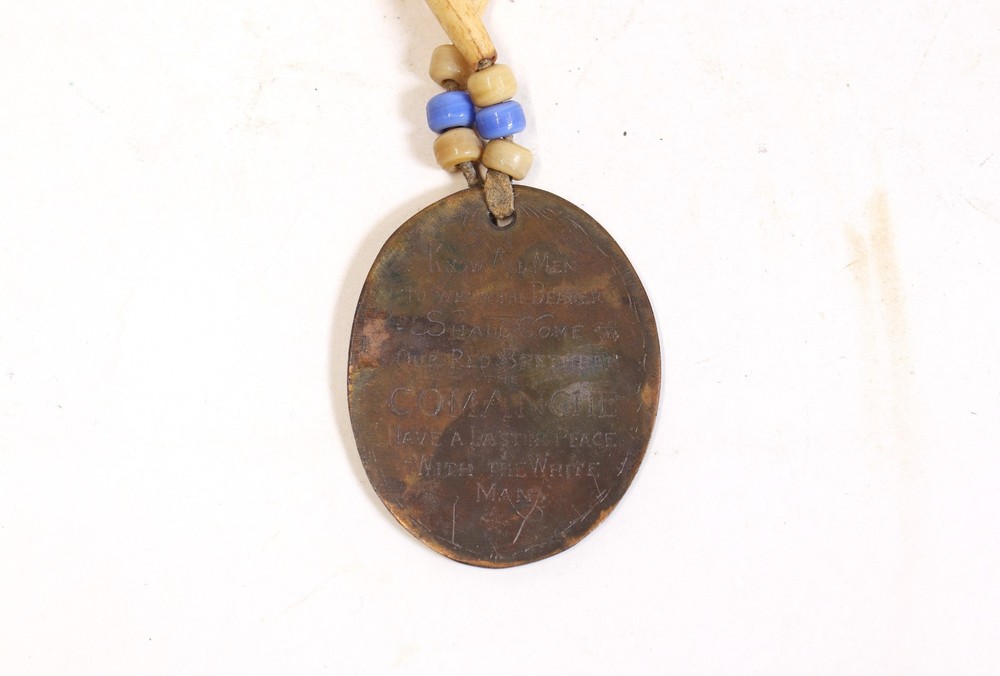 Comanche Style Peace Medal