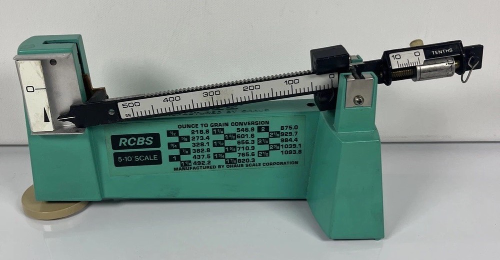 RCBS Model 5-10 09070 Reloading Powder Scale by Omark