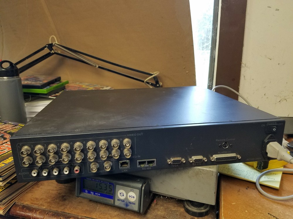 Ever Focus EverFocus Digital Video Recorder Model EDVR9D1 Untested