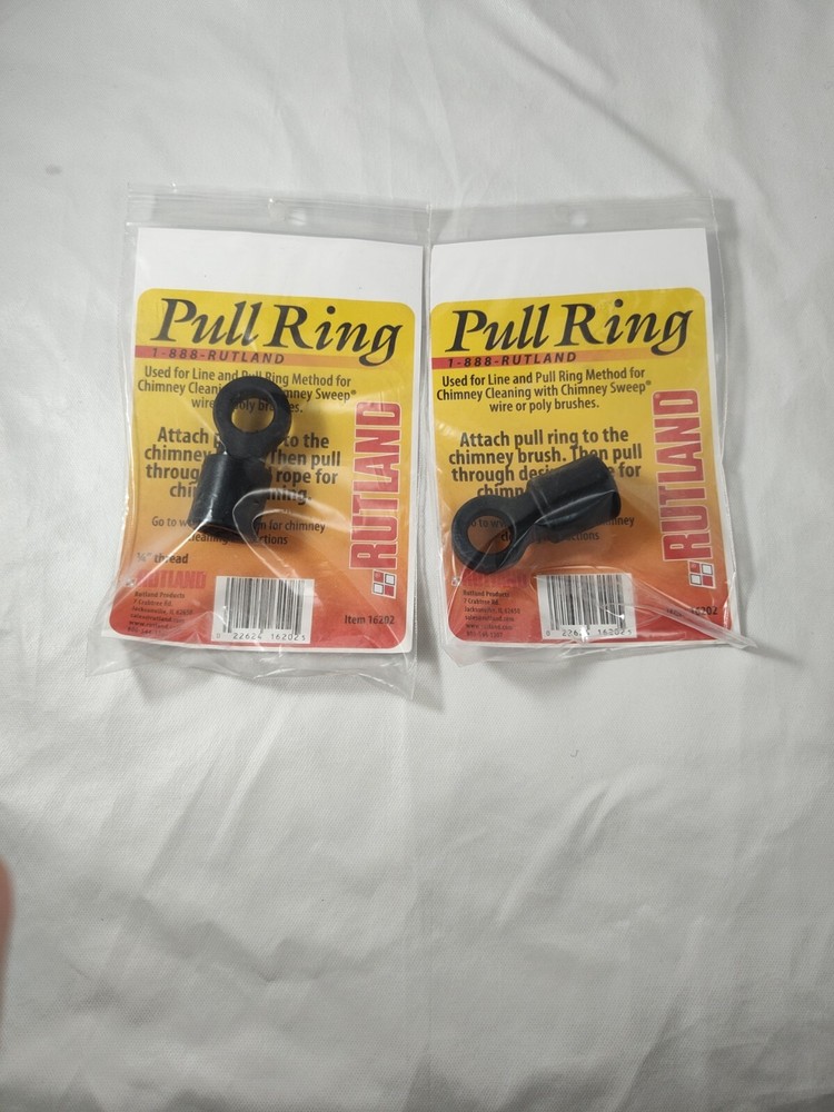 Rutland Pull Ring 1/4 "Thread For Line and Pull Ring Method (Pack Of 2)